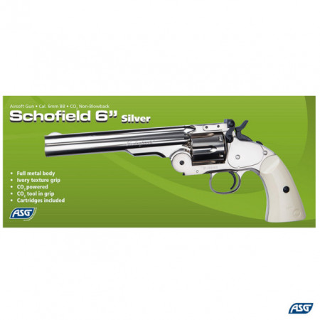 Replica revolver airsoft ASG Schofield 6", 2.0 J. | 19795 - Img 4