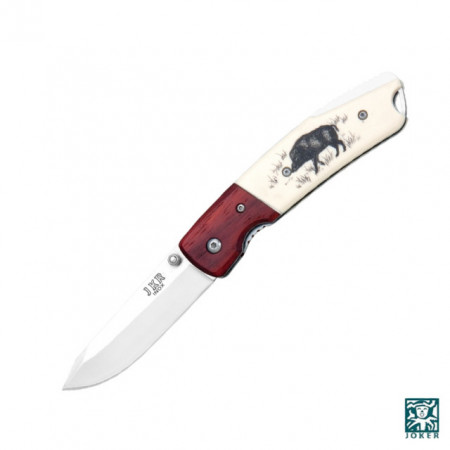 Briceag vanatoare Joker JKR0368 cu ornament mistret | lama 75 mm