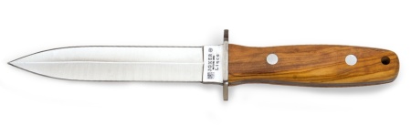 Cutit Joker CO43 Lince, husa piele, maner din lemn olive, lama: 15 cm | cod: co43 - Img 4