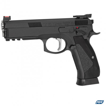 Replica pistol airsoft ASG CZ SP-01 ACCU, Full metal, Blowback, Gas/CO2, 1.0 J. | 19015