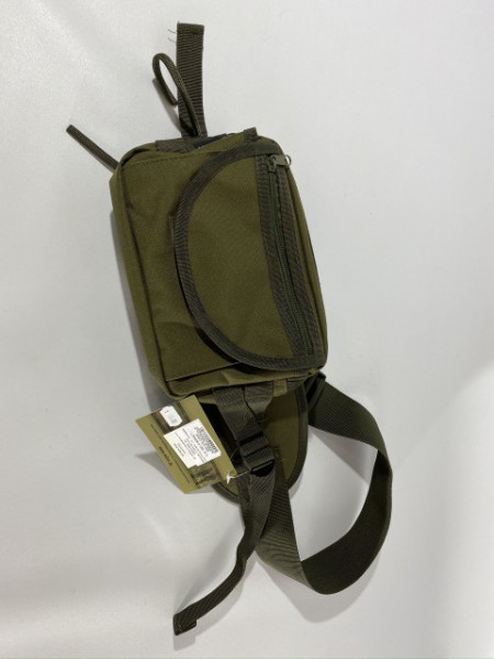 Borseta textil verde cu prindere pe curea miitec - Img 2
