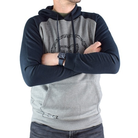 Hanorac CZ - Ceska Zbrojovka, gri cu capison si buzunar | S, M, L, XL, XXL, 3XL | cod: 9010-2206 - Img 2