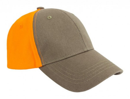 Sapca Baseball Twill Verde / Portocaliu