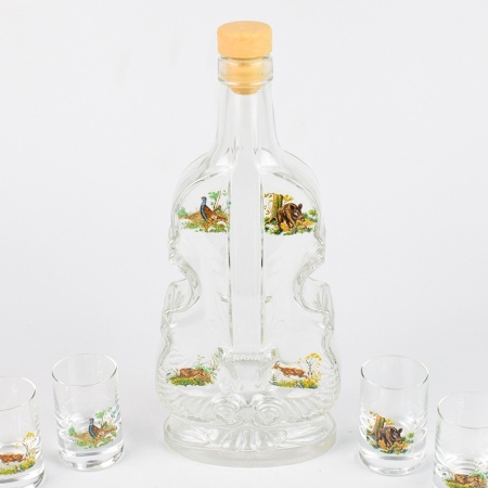 Set de pahare 6 bucati cu sticla tip vioara | 13*05*070 - Img 3