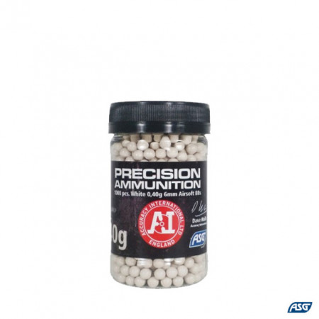 Bile airsoft 6 mm ASG Accuracy Int.Precision | 0.40 g | 1000 buc | 18413