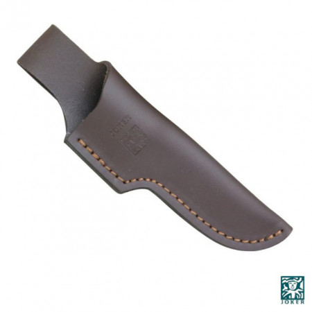 Cutit de vanatoare Joker CC70 Luchadera cu maner corn de cerb, in husa din piele | lama: 10 cm - Img 3