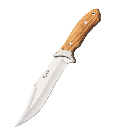 Cutit de vanatoare Joker CO 01 ANTILOPE cu tais de 19.5 cm si miner din lemn olive in husa piele