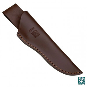 Cutit de vanatoare Joker CR46 Gamo Inox | maner din lemn | husa piele maro | lama 15.5 cm