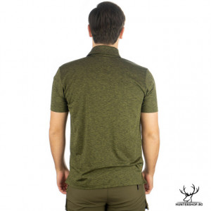 Tricou cu guler verde cu mistret Tom Collins | M, L, XL, XXL, 3XL