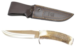 Cutit Joker CC33 Tigre, lama 14 cm, maner din corn de cerb | cod: CC33 - Img 4