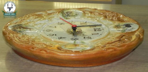 Ceas de perete ceramic pictat -Wall-clock I - 26cm