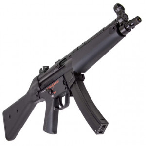 Replica arma airsoft SMG-5 MP5 TGM A4, Blow Black, 1.42 J.