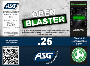 Bile airsoft ASG Biodegradabile 6 mm BIO Blaster 0.25 g. | 0.5 Kg | 19797 - Img 2