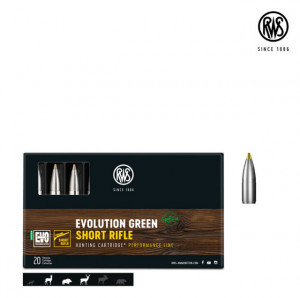 Cartus RWS EVO Green, cal.: .308 Win. | 9,0 g.