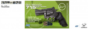 Replica revolver airsoft ASG Dan Wesson 715, 2,5' | 18613
