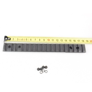 Suport placa Picatinny pentru Merkel, Haenel Jaeger 10, dintr-o bucata, 18.5 cm | cod: 10*01*820 - Img 5
