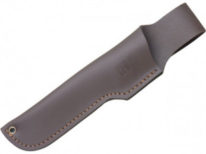 Cutit de vanatoare  Joker CC 73 Luchadera maner corn de cerb cu tais de 16 cm in husa piele maro