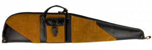Husa arma carabina cu luneta | piele maro | 130 cm