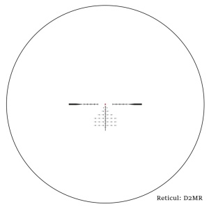 Luneta Delta Hornet 1-6x24, reticul: D2MR | cod: DO-2390 - Img 4