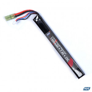 Acumulator ASG, 7,4V 1300 mAh, LI-PO, single stick | 18568