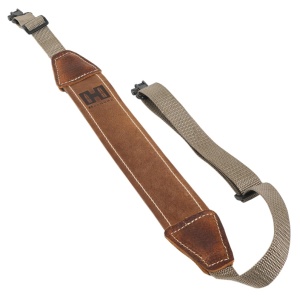 Curea arma Hornady din piele si textil maro cu latimea de 5,0 cm cu suport curea, captusit neopren | cod: 99107