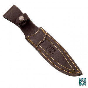 Cutit de vanatoare Joker CC01 Antilope cu maner din corn de cerb, in husa piele | lama: 19.5 cm