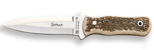 Cutit Joker CC67 Botero, maner din corn de cerb, tais dublu: 11.5 cm | cod: cc67 - Img 3