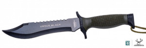 Cutit Joker JKR0601 Ursus Black cu maner ABS-PVC, de supravețuire | tais: 18 cm - Img 2