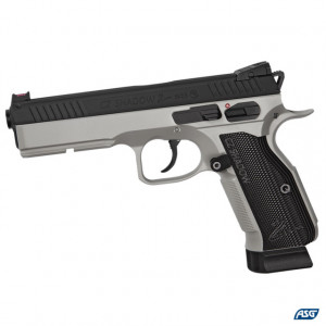 Replica pistol airsoft ASG CZ Shadow 2, Gas/CO2, Urban grey, Full metal, Blowback, 1.0 J. | 19673