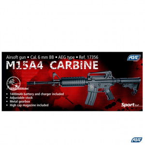 Replica airsoft ASG Armalite M15A4 Carbine, 0.9 J. | 17356