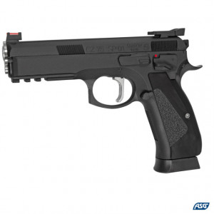 Replica pistol airsoft ASG CZ SP-01 ACCU, Full metal, Blowback, Gas/CO2, 1.0 J. | 19015