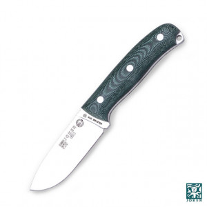 Cutit de vanatoare Joker CV116 Ursus cu maner din lemn verde, cu husa piele negru | lama: 10 cm