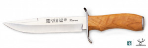 Cutit Joker CO36 Zorro, maner din lemn olive, husa piele, lama: 17 cm | cod: co36 - Img 3