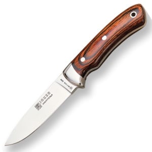Cutit Joker CR16 Pantera, maner din lemn, tais: 9.5 cm., husa din piele | cod: CR16