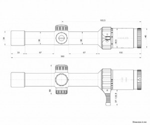 Luneta Kahles K18i 1-8X24, reticul IPSC | Cod: 10661 - Img 2