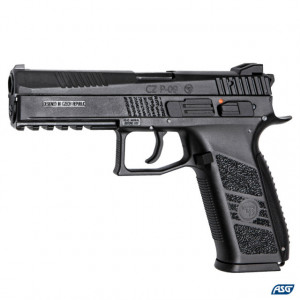 Replica pistol airsoft ASG CZ P-09, Gas, blowback, full metal, 0.8 J. | 18116