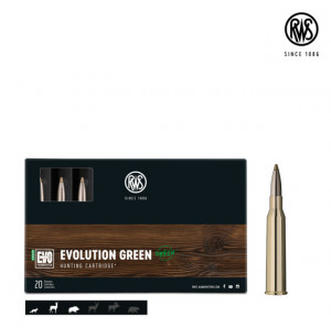 Cartus RWS EVO Green, cal.: 6,5x57 R | 6,0 g.