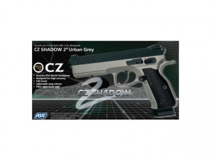 Replica pistol airsoft ASG CZ Shadow 2, CO2, urban grey | 19673