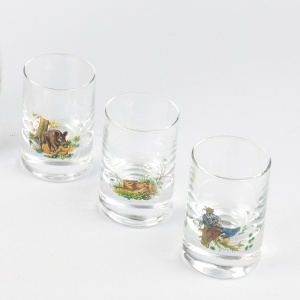 Set de pahare 6 bucati cu sticla tip vioara | 13*05*070 - Img 4