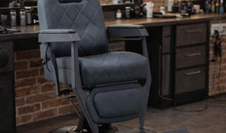💈 Scaun de frizerie profesional Gabbiano Bruno – confort premium și design modern pentru barber shop-uri elegante