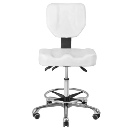 Scaun cosmetic a-4299 alb - Img 2