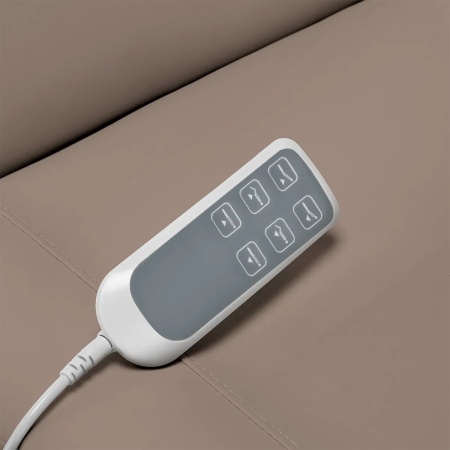 Scaun cosmetic electric Sillon Clasic 3 motoare maro - Img 4