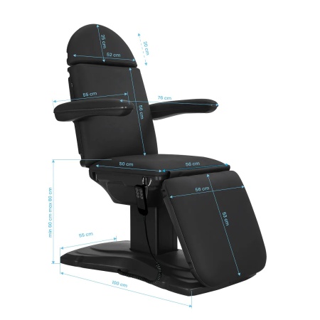 Scaun cosmetic electric Sillon Eclipse cu 3 actuatoare - Img 15