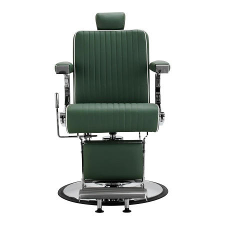 Scaun de frizerie Gabbiano Visionerio, cadru cromat verde - Img 10