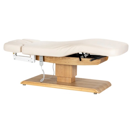 Șezlong SPA Sillon Relax crem cu bază maro deschis - Img 10