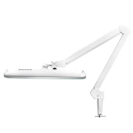 Lampă de atelier LED elegantă, menghină standard albă 801st - Img 8