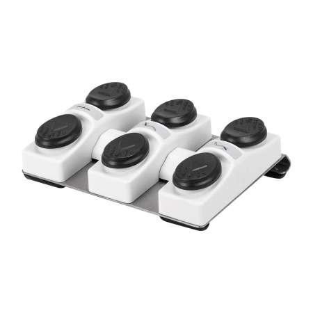 Scaun cosmetic electric Azzurro 803D cu 3 motoare, alb - Img 3