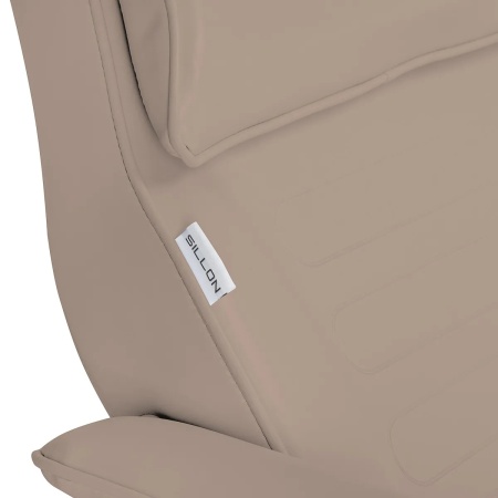 Scaun cosmetic hidraulic Sillon v2 210 modern maro - Img 2