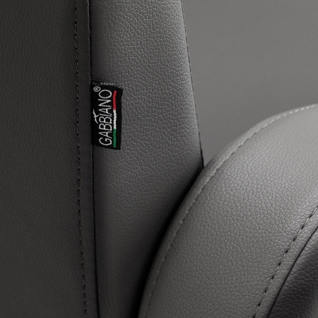 Scaun de coafură Gabbiano Sewilla gri, bază neagră - Img 5