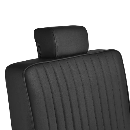 Scaun de frizerie Gabbiano Visionerio negru cu cadru negru - Img 2